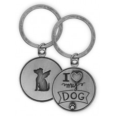 PAWSITIVE KEYCHAIN LOVE DOG