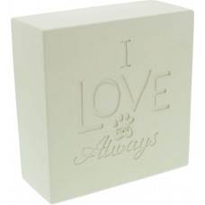 PET URN I LOVE YOU ALWAYS PLAQUE