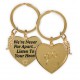 RAINBOW BRIDGE PET KEYCHAIN LISTEN TO YOUR HEART