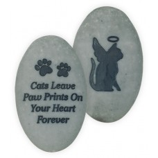  POCKET STONE PAW PRINTS CAT