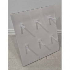 FREE STANDING PERSPEX 6 PEG DISPLAY STAND