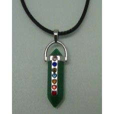 CHAKRA JADE GEMSTONE PENDANT
