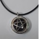 PENTAGRAM  DARK AMETHYST GEMSTONE CAGE PENDANT
