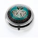 PILL BOX CELTIC SHAMROCK + TRINITY