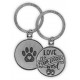 PAWSITIVE KEYCHAIN LOVE IS