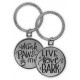 PAWSITIVE KEYCHAIN LIVE LOVE 