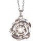 PENDANT SERENITY PRAYER ROSE MAGNIFIER 