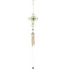 WIND CHIME GREEN CROSS 