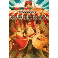 TREE FREE GREETING CARD Can Can Birthday