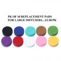 AROMATHERAPY DIFFUSER REPLACEMENT PADS PK OF 10