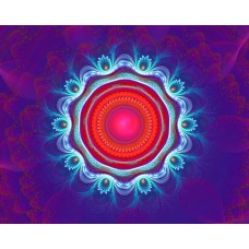 PRINT FRACTAL ART Circular Buds