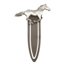 ENGLISH PEWTER BOOKMARK HORSE