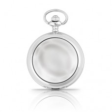 ENGLISH PEWTER MENS WATCH PLAIN FRONTED 