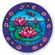 WINDOW STICKER LOVELY LOTUS POND