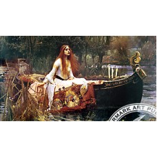 WATERMARK GREETING LADY OF SHALOTT